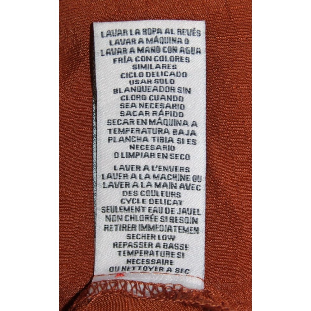 Nanette Lepore Gingerbread Tunic Blouse M Rayon Blend Long Sleeve Womens Top NWT - Picture 7 of 10